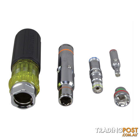 Klein 7 in 1 Multi Bit Screwdriver Nutdriver Cushion Grip Magnetic SKU - 32807MAG - photo 3 of 14