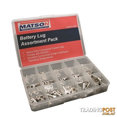 Matson Assorted Lug Pack 120pc 1mm2  - 25mm2 SKU - MAGPL1
