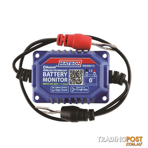 Matson Battery Monitor Bluetooth 6  - 20v 10m Range Free App SKU - MA98415