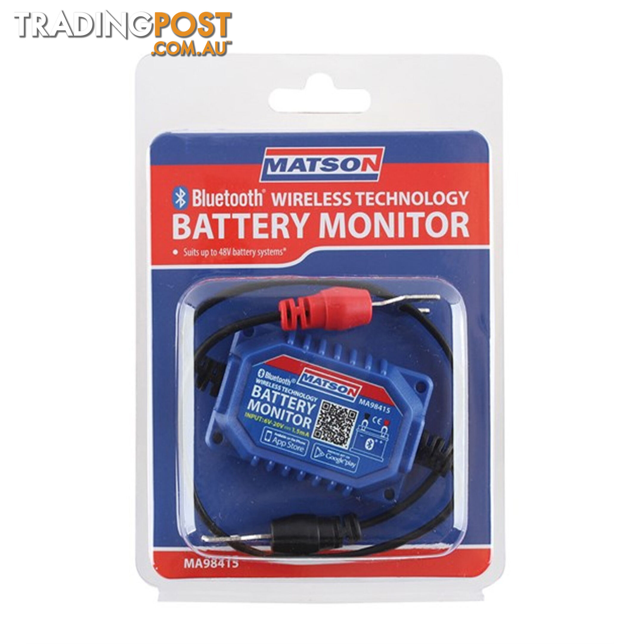 Matson Battery Monitor Bluetooth 6  - 20v 10m Range Free App SKU - MA98415