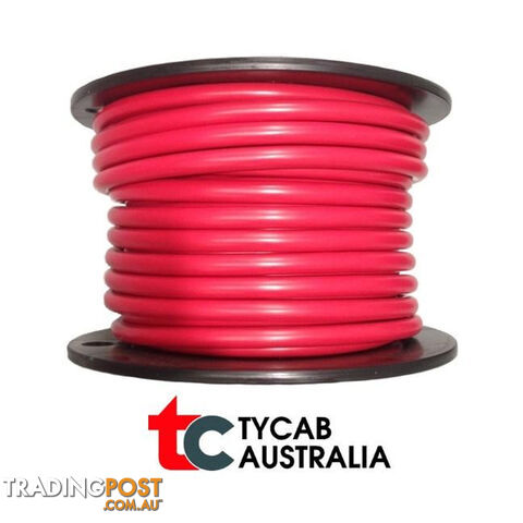 6 B S (13.5mm2) 103 amps Tinned Wire Single or Dual Core Aussie Made