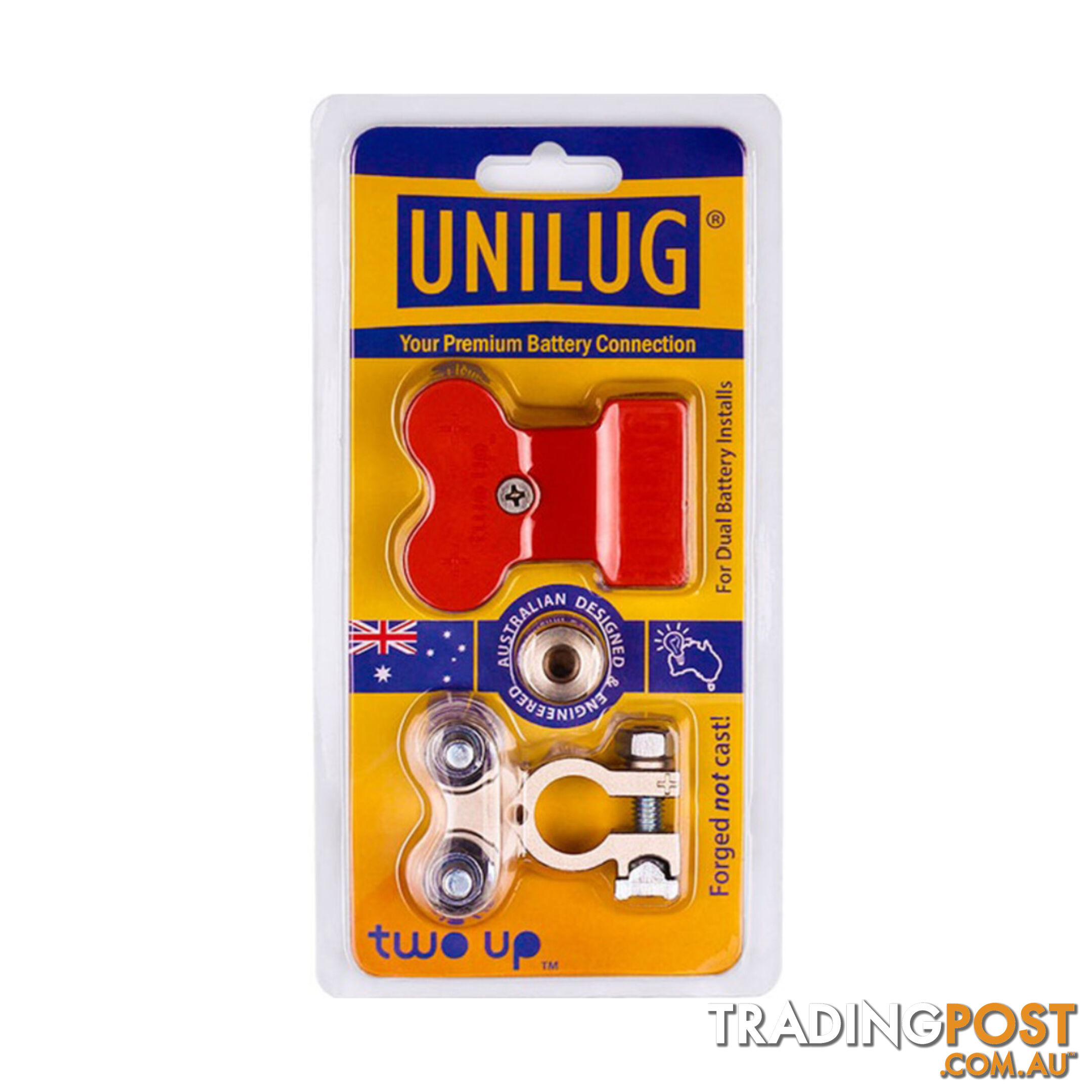 Unilug Two Up Battery Connector with Cover and Adaptor SKU - E55-0051, E55-0050