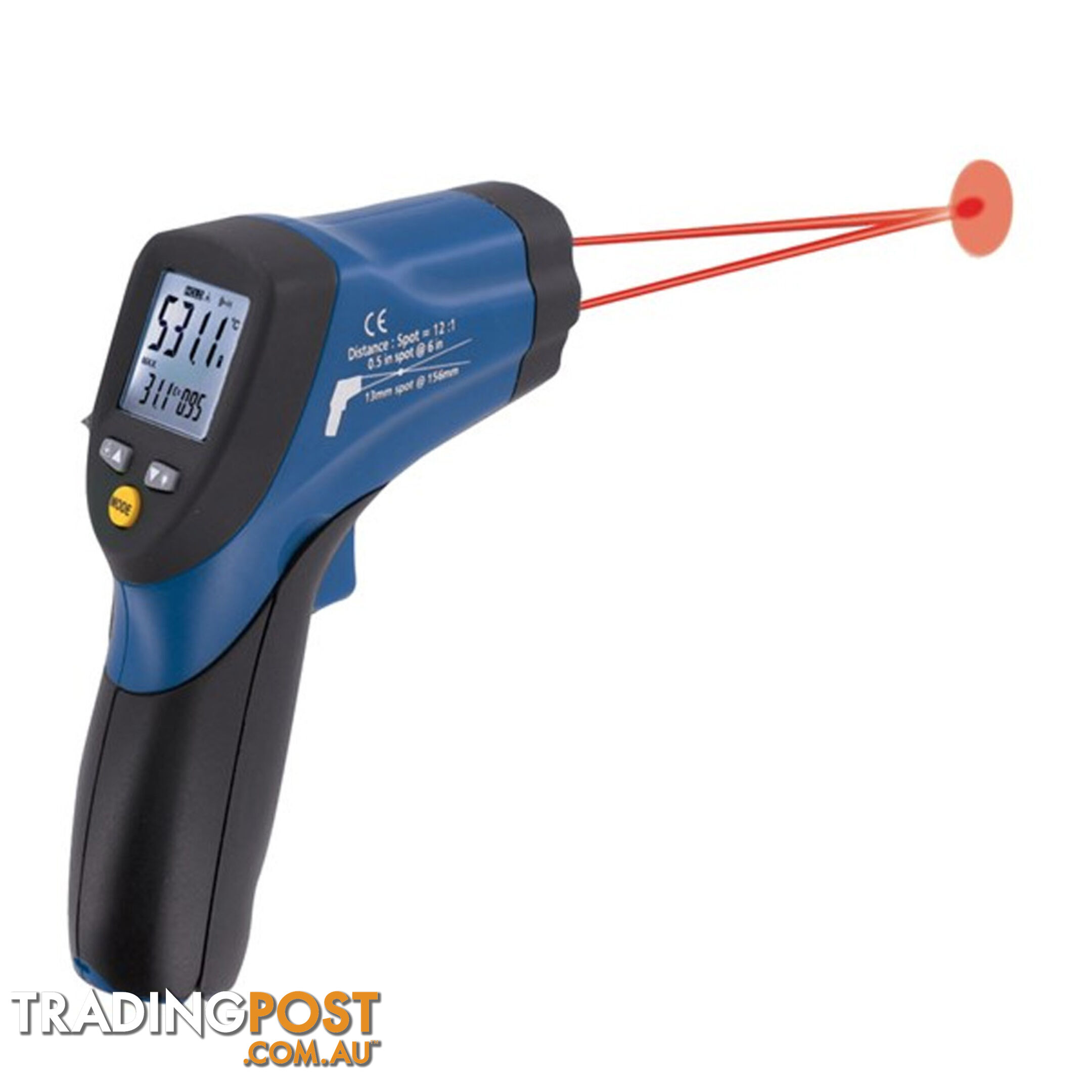 Sykes-Pickavant Infared Thermometer +/- 1.5 degree Accuracy LED Display SKU - 10359