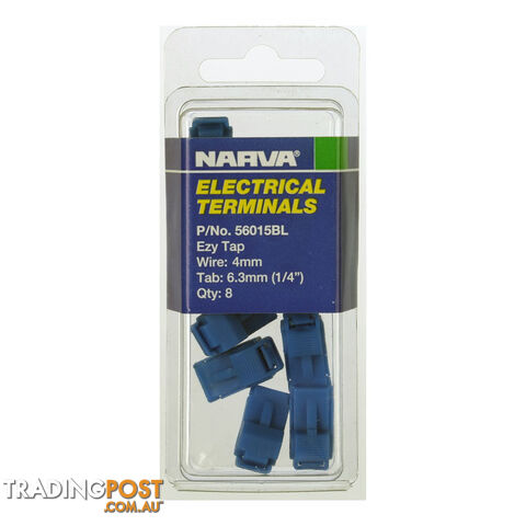 Narva Ezy-Tap Wire Joiners Insulated Wire 4mm Blue SKU - 56015BL