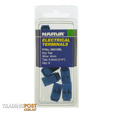 Narva Ezy-Tap Wire Joiners Insulated Wire 4mm Blue SKU - 56015BL