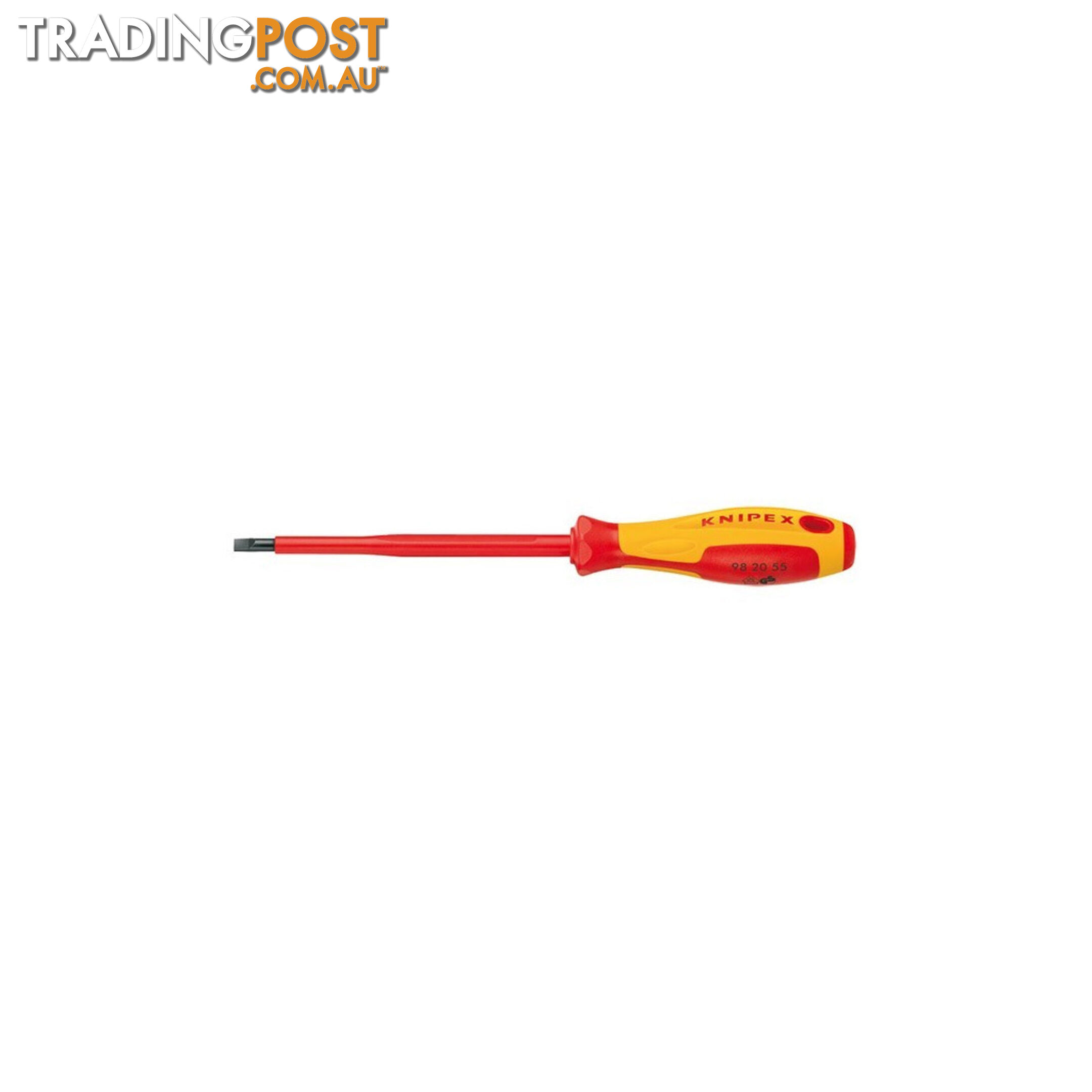 Knipex 1000V Screwdriver for Slotted Screw  - Phillips-Slim/Slotted/Slim-Type SKU - 982030, 982040SL, 982055SL, 982065SL, 982401SL, 982402SL