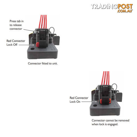 Power Distribution Module 3 x Midi, 4 x Auto Fuse Max: 350a, 32v SKU - 880073