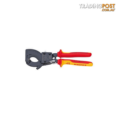 Knipex Cable Cutter Ratchet 250/280mm 1000V Cable Cap. up to 380mmÂ² SKU - 9536250, 9536280