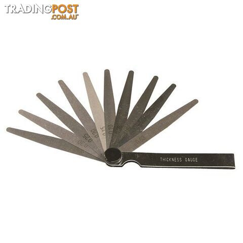 Toledo Tapered Feeler Gauge  - 10 Blade Metric (0.04â0.63mm) SKU - 301159