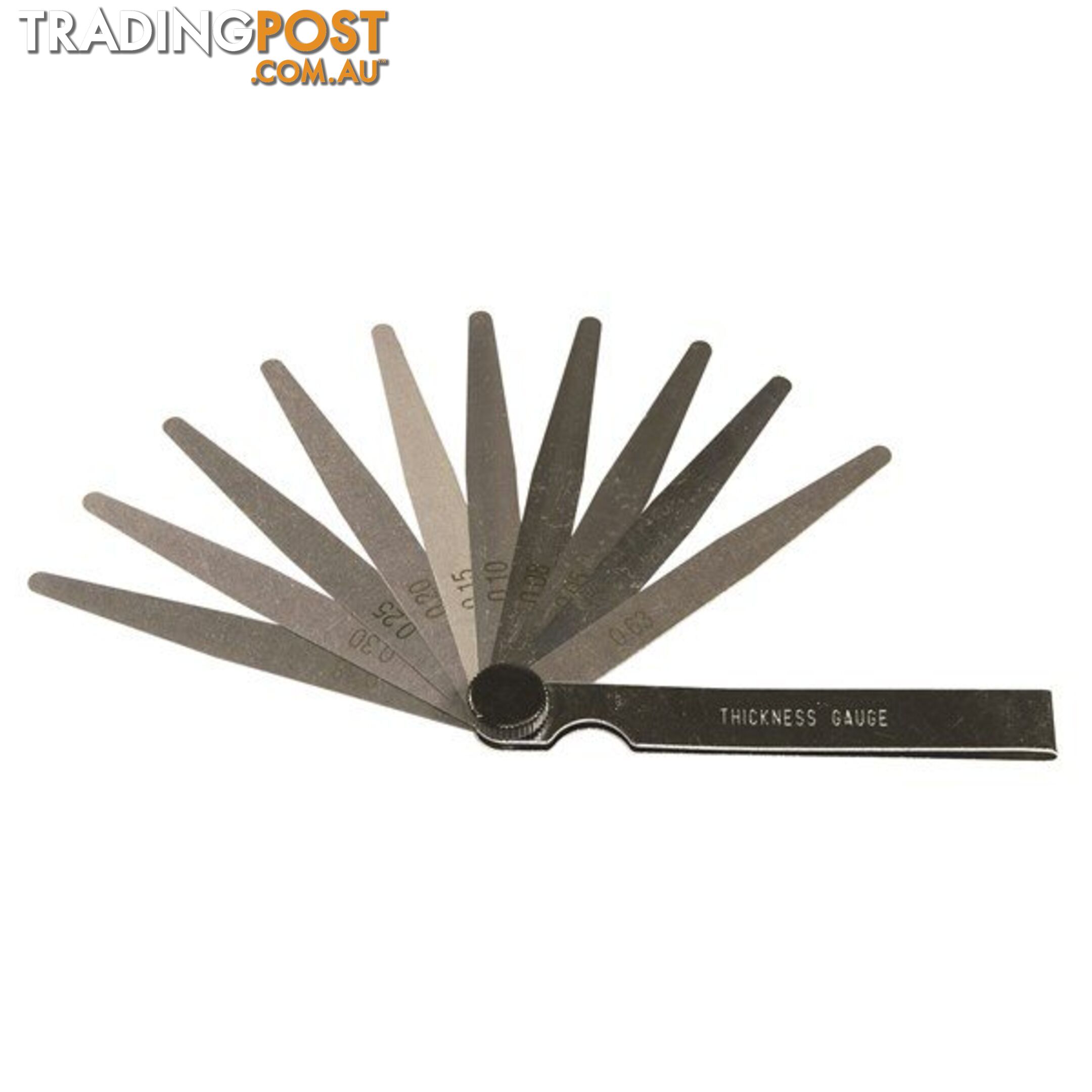 Toledo Tapered Feeler Gauge  - 10 Blade Metric (0.04â0.63mm) SKU - 301159