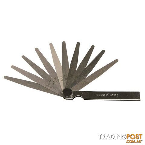 Toledo Tapered Feeler Gauge  - 10 Blade Metric (0.04â0.63mm) SKU - 301159