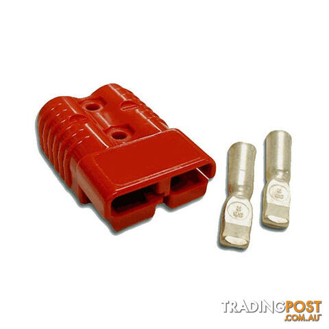 50 amp Anderson Plug Red (Single) inc Terminals SKU - 10041