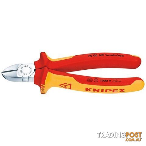 Knipex 125mm Diagonal Cutter  - 1000V VDE SKU - 7006125