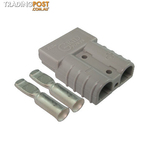 50 amp Anderson Plug Grey (Single) inc Terminals SKU - 10040