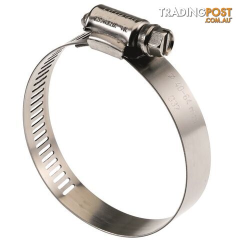 Tridon Full S. Steel Hose Clamps 46mm â 70mm Perforated Band 10pk SKU -...