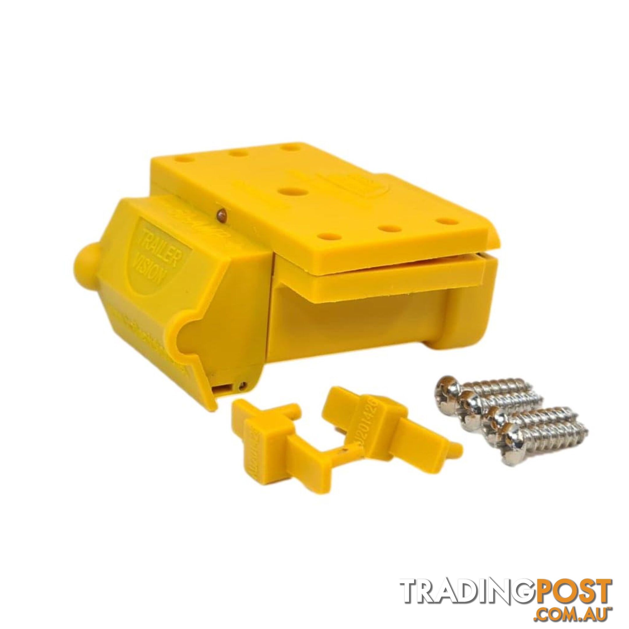 50amp Anderson Plug Yellow Mounting Kit Connector Cover Assembly with LED Power Indicator SKU - TV-201426-50Y