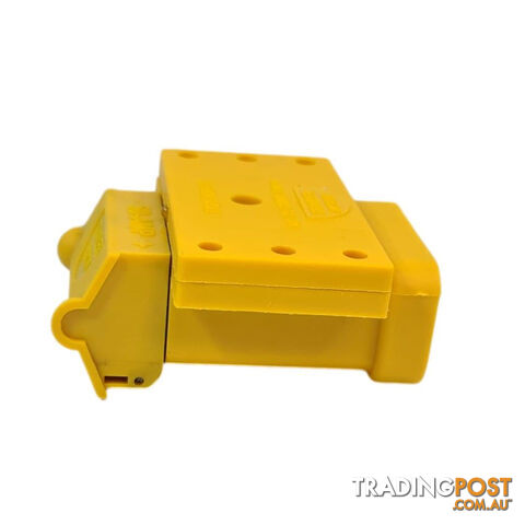 50amp Anderson Plug Yellow Mounting Kit Connector Cover Assembly with LED Power Indicator SKU - TV-201426-50Y