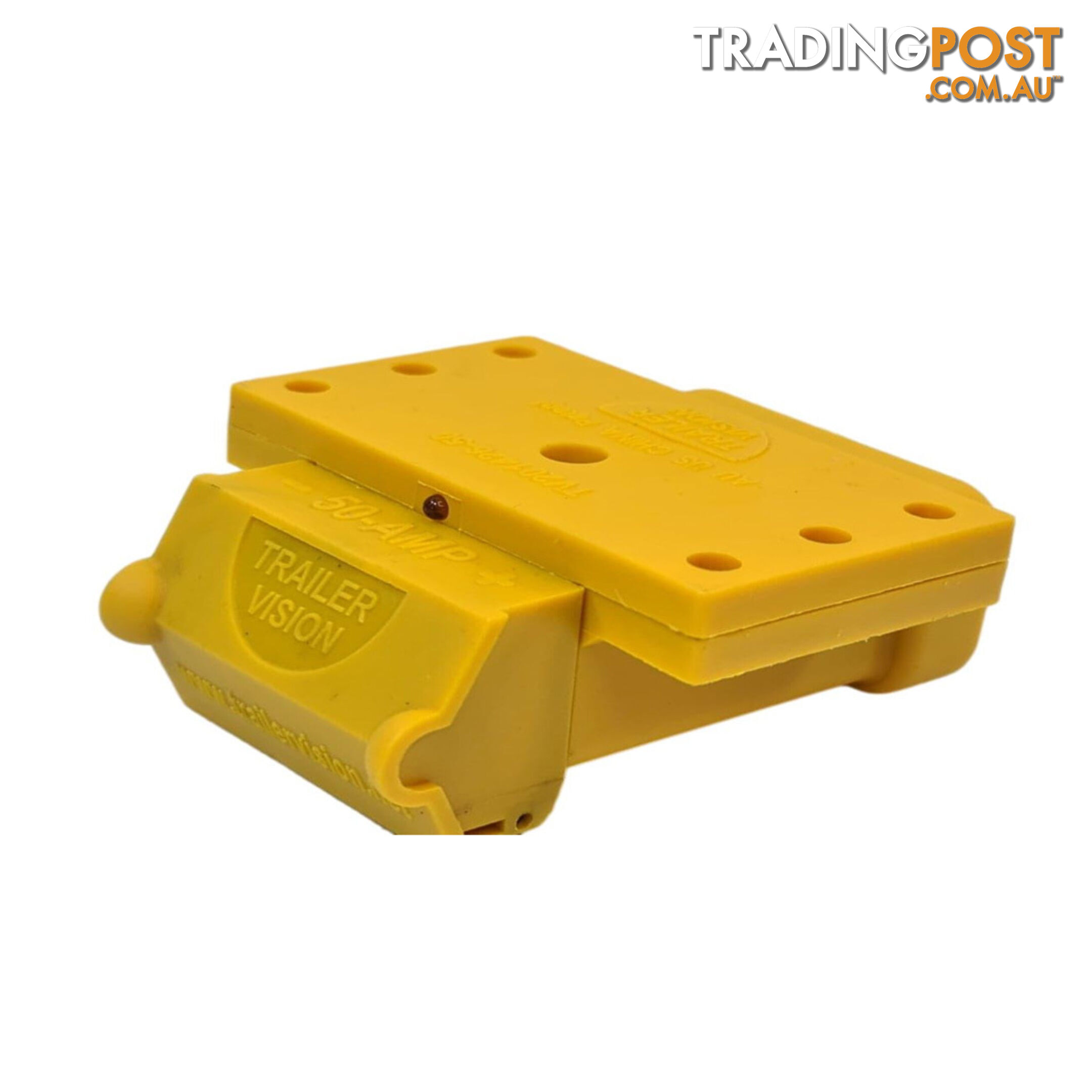 50amp Anderson Plug Yellow Mounting Kit Connector Cover Assembly with LED Power Indicator SKU - TV-201426-50Y