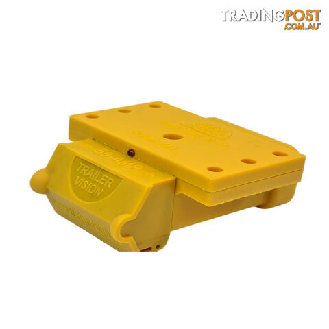 50amp Anderson Plug Yellow Mounting Kit Connector Cover Assembly with LED Power Indicator SKU - TV-201426-50Y