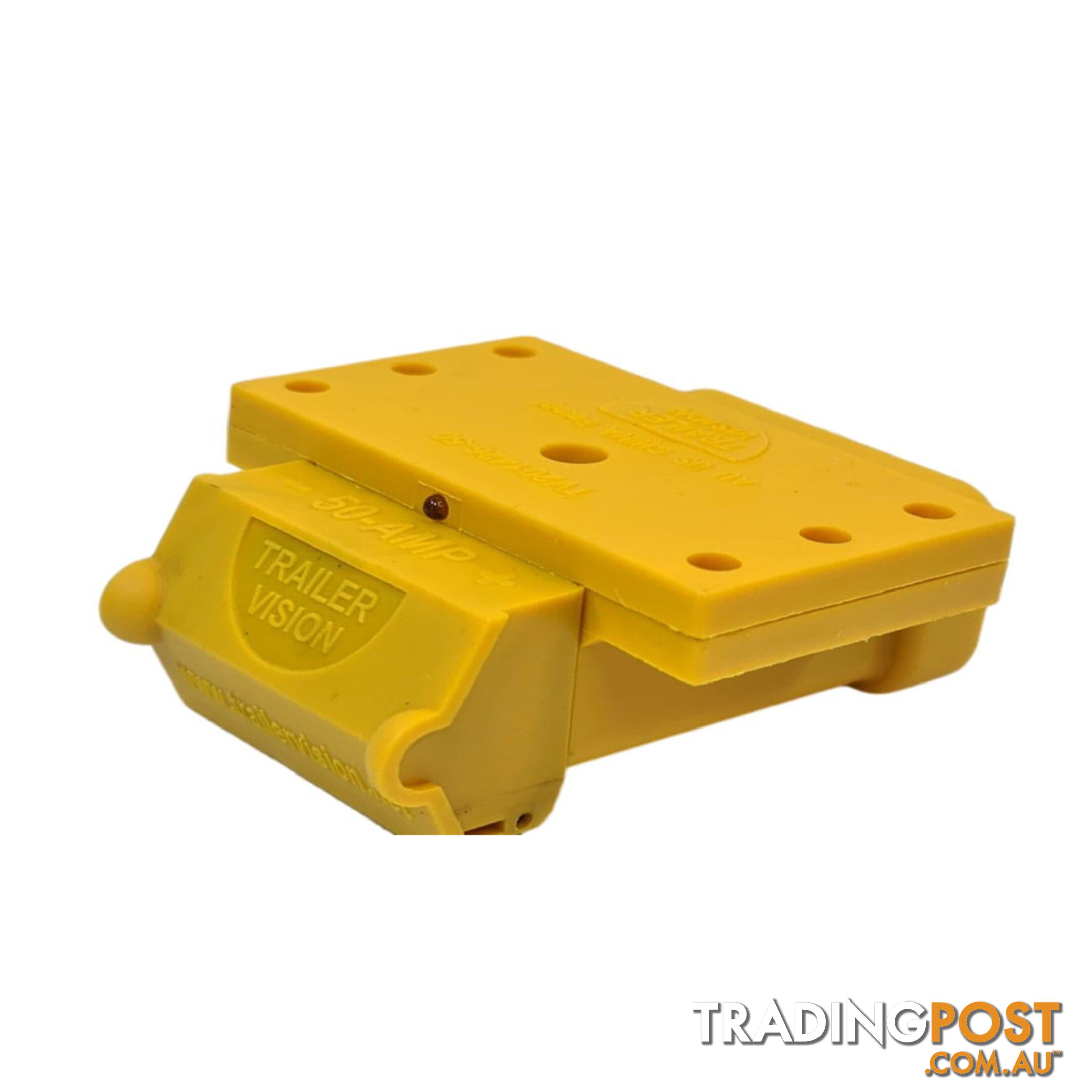 50amp Anderson Plug Yellow Mounting Kit Connector Cover Assembly with LED Power Indicator SKU - TV-201426-50Y