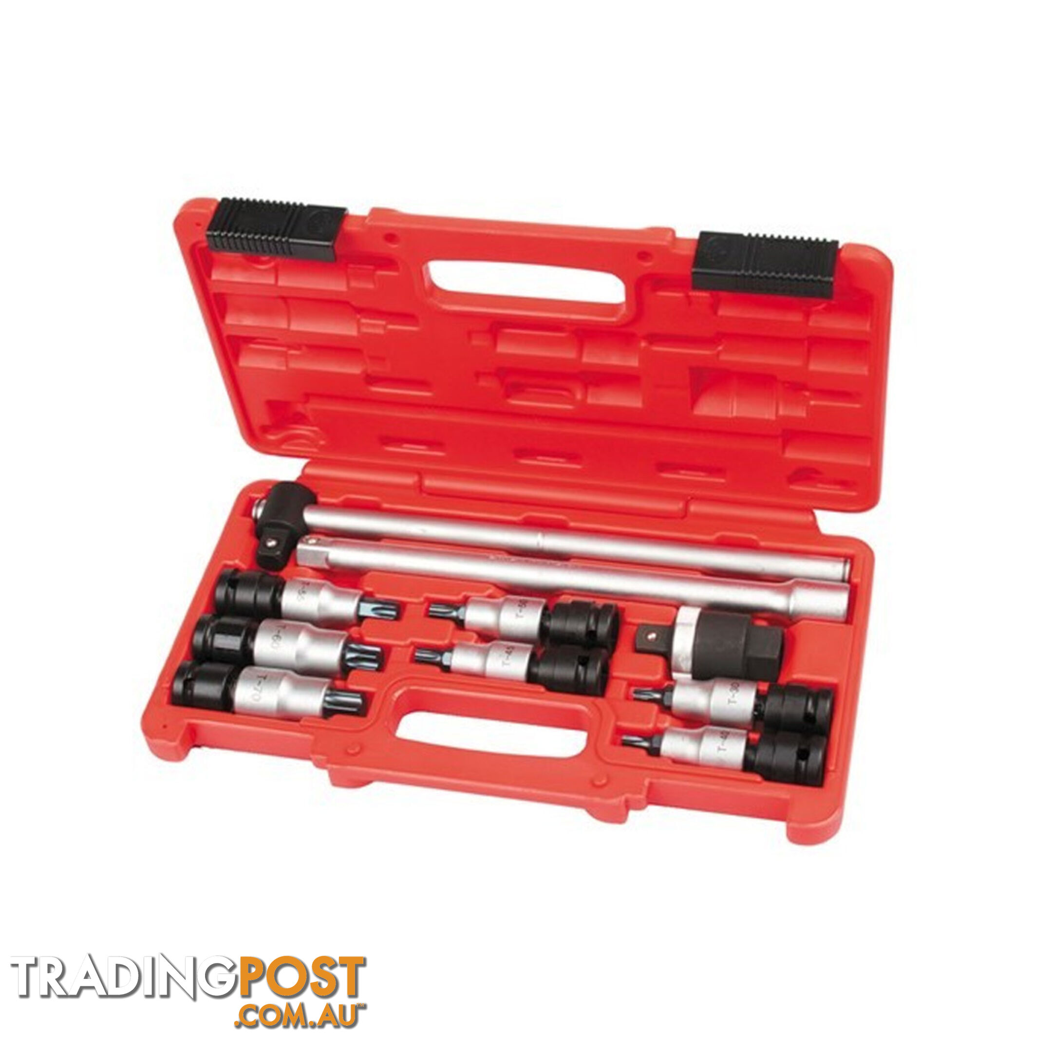 Toledo Universal Joint Torx 1/2 "dr Socket Set T20  - T50 10pc SKU - 301179