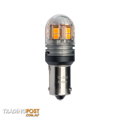 JW Speaker LED Indicator Light Bulb 12/24v 250Lm Output Bayonet Style 2pc SKU - 990142