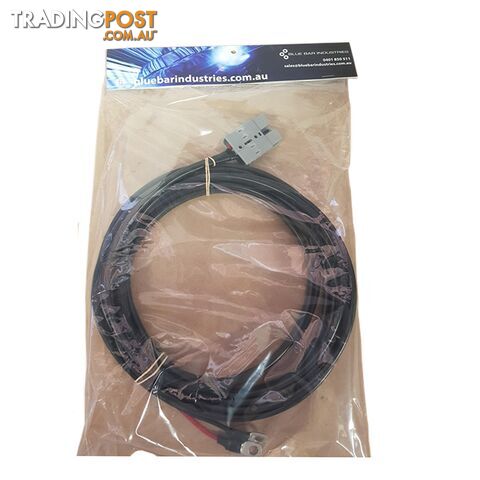 12v x 1m 8 B S Extension Lead 50amp Anderson Style Plug to Battery Lugs SKU - BB-50ampAndBattLugs8BampS1m