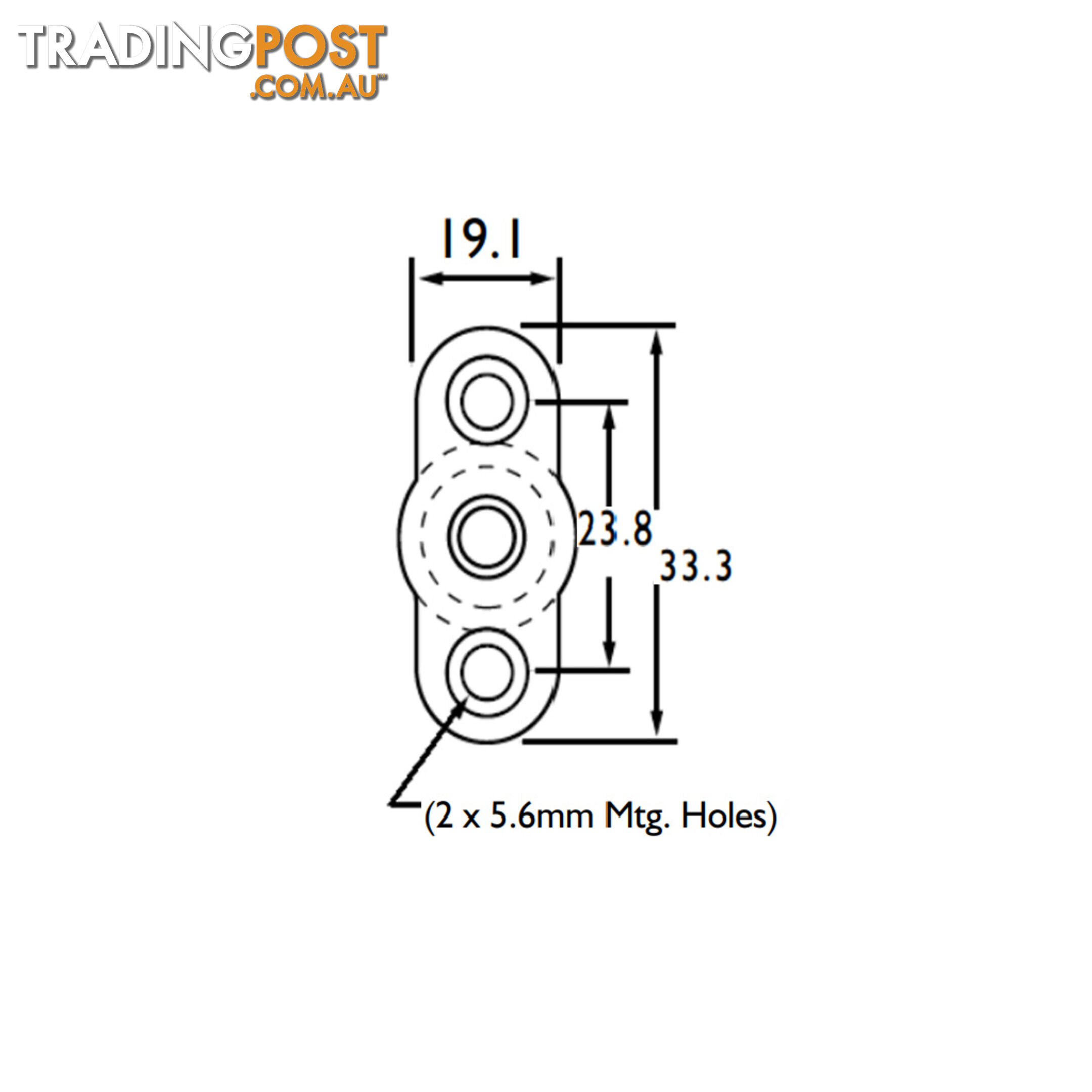 Bussman Single Stude Type Junction Block Feed Through 1/2 ", 3/8 ", 1/4 "