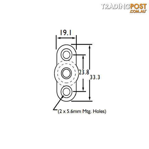 Bussman Single Stude Type Junction Block Feed Through 1/2 ", 3/8 ", 1/4 "