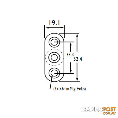 Bussman Single Stude Type Junction Block Feed Through 1/2 ", 3/8 ", 1/4 "