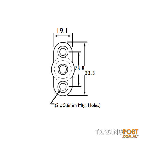 Bussman Single Stude Type Junction Block Feed Through 1/2 ", 3/8 ", 1/4 "