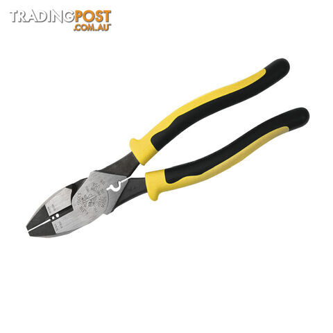 Klein Side Cutting Pliers with Crimper and Wire Stripper 229mm SKU - J213-9NECRN