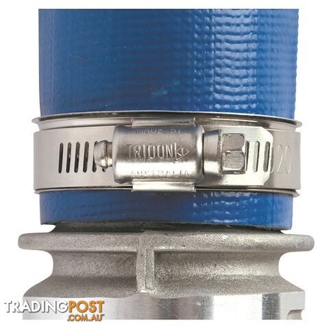 Tridon Lay Flat Hose Clamp 2 " Perforated Band Full SS with Sleeve 10pk SKU - LF020P