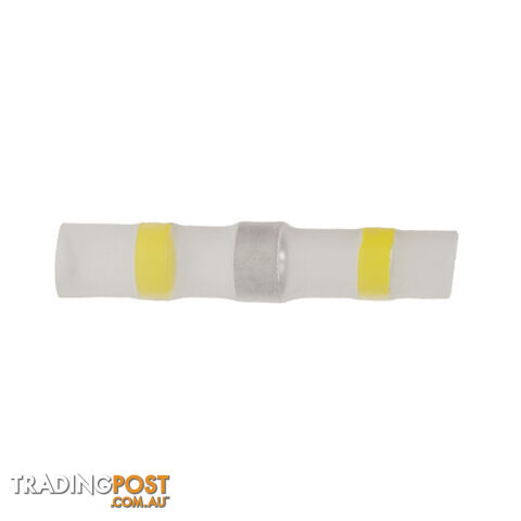 Heat Shrink Solder Splice Yellow AWG 12  - 10 (4  - 6.0mm2) 25pc SKU - LV2699