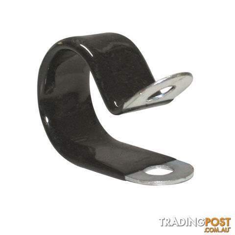 Tridon Vinyl Coated Hose   Cable Clamp 10mm / 3/8 " Dia 20mm Band 10mm Hole 10pk SKU - CAI1010P