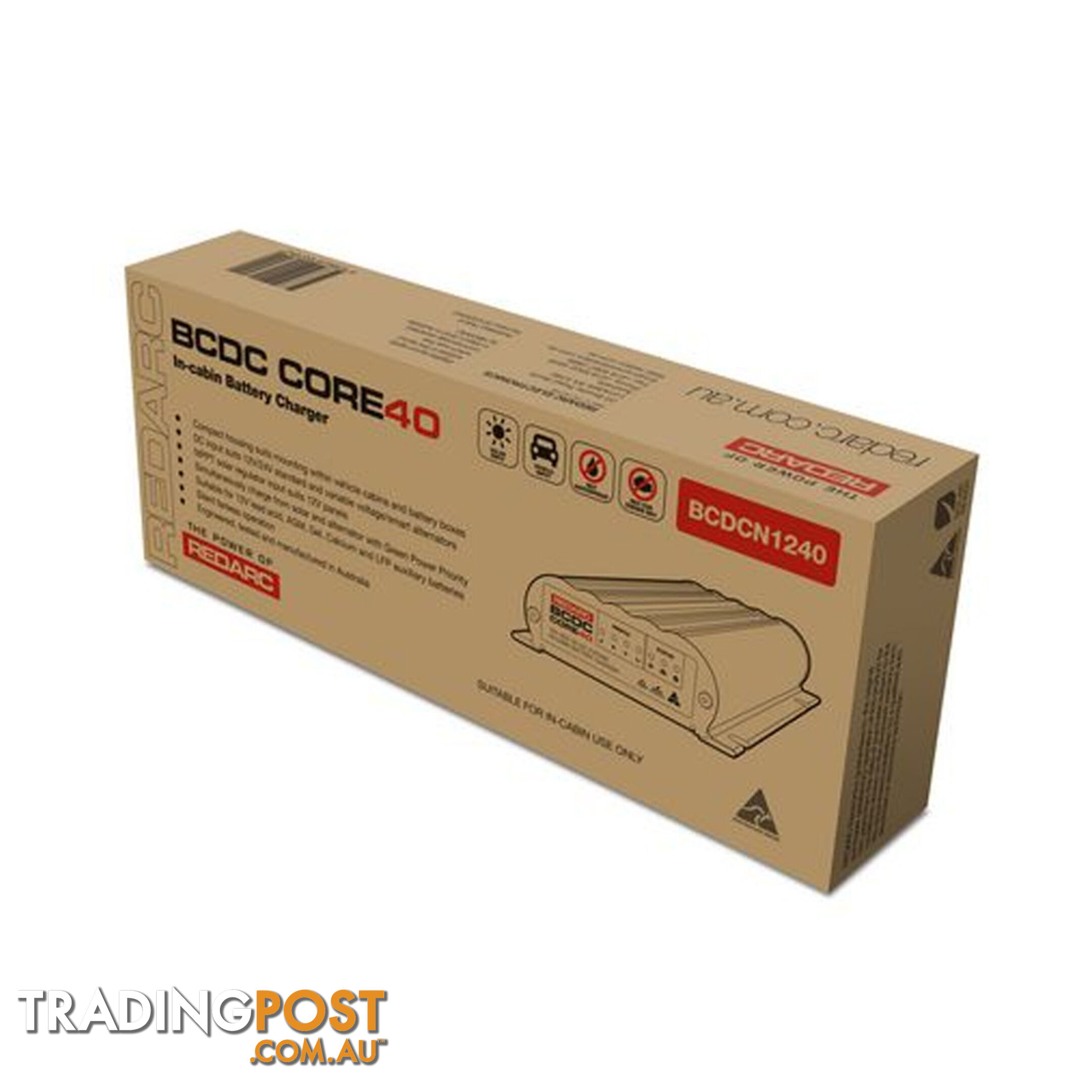 Redarc 40amp BCDCN1240 Charger 12/24v 2 Year Warranty SKU - BCDCN40Core