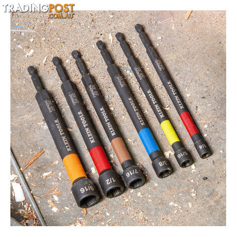 Klein Tools Colour Coded Power Nut Setters