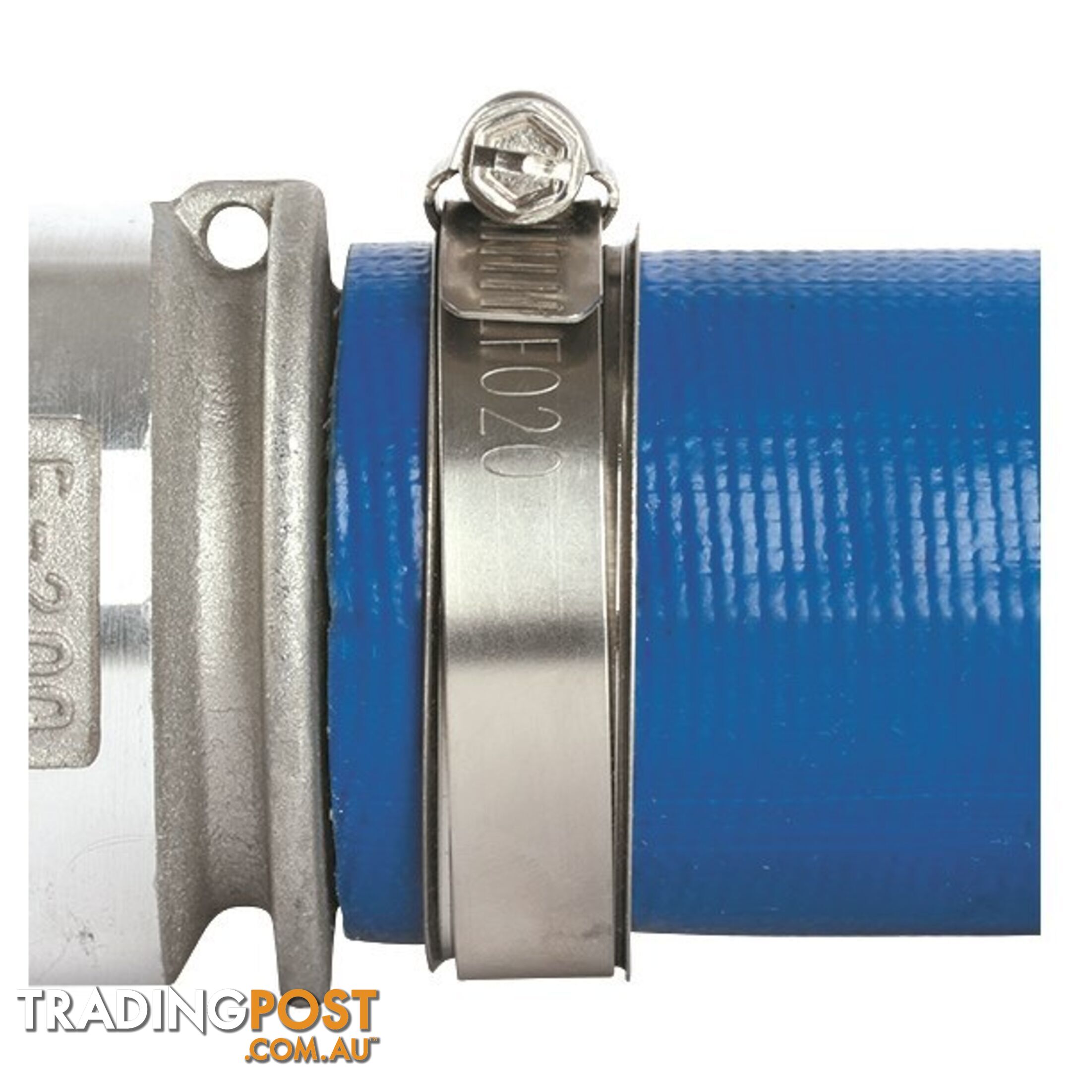 Tridon Lay Flat Hose Clamp 2.5? Perforated Band Full SS with Sleeve 10pk SKU - LF025P