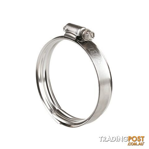 Tridon Lay Flat Hose Clamp 2.5? Perforated Band Full SS with Sleeve 10pk SKU - LF025P