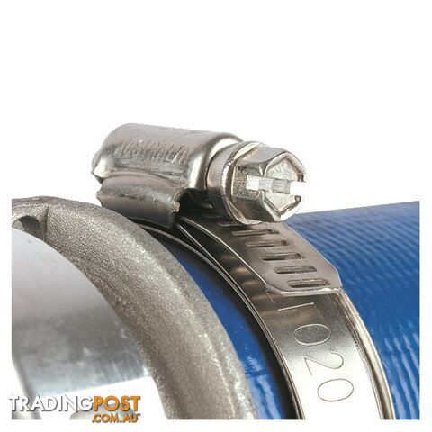 Tridon Lay Flat Hose Clamp 2.5? Perforated Band Full SS with Sleeve 10pk SKU - LF025P