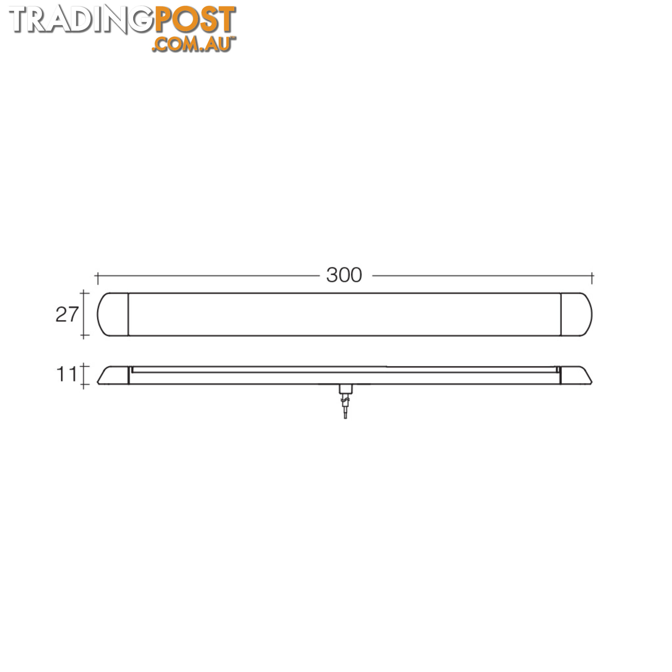 Narva LED Strip Light 300mm Touch Switch 12 / 24v SKU - 87527