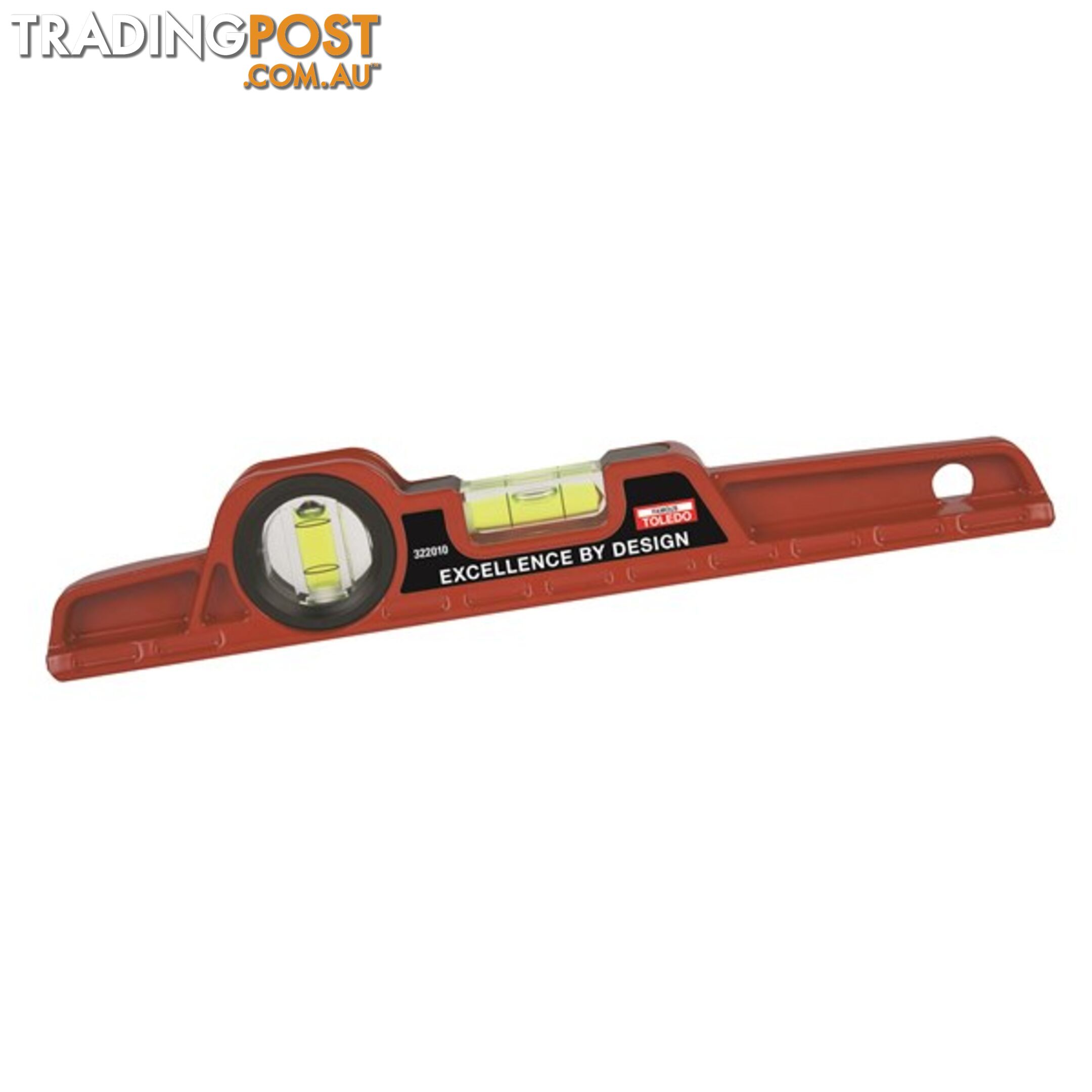 Toledo Magnetic Torpedo Spirit Level  - 250mm SKU - 322010