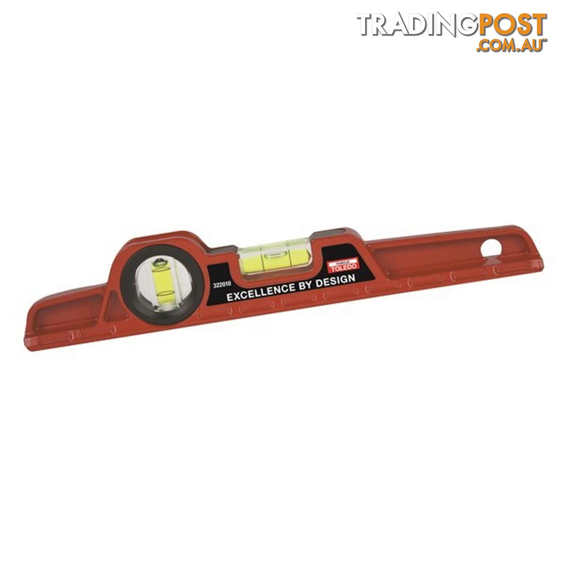 Toledo Magnetic Torpedo Spirit Level  - 250mm SKU - 322010