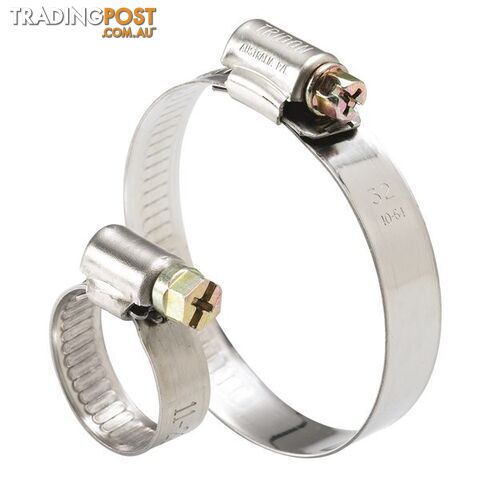 Tridon Regular Hose Clamp 21mm â 38mm Solid Band Part Stainless 10pk SKU -...