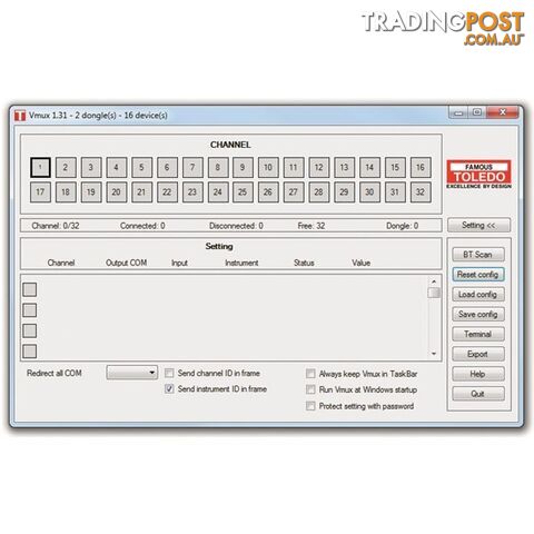 Toledo Full Version Software  - Installation USB Key with Software SKU - 322405