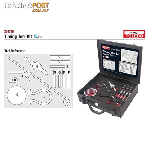 Toledo Timing Tool Kit  - Citroen   Peugeot SKU - 304726