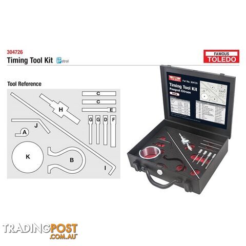 Toledo Timing Tool Kit  - Citroen   Peugeot SKU - 304726