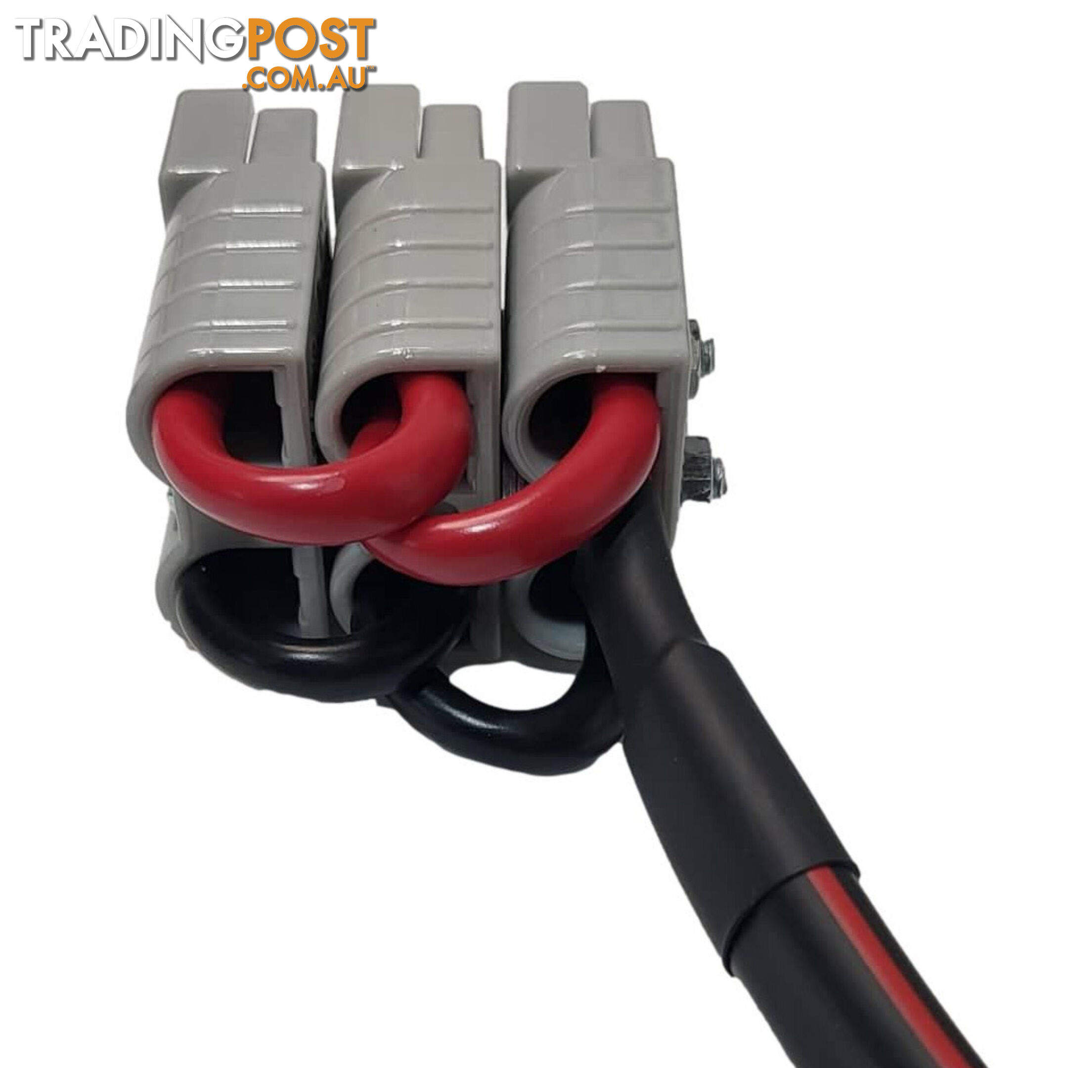 Triple 50a Anderson Style Plug to Single 50a Adaptor 300mm Long 8 B S Cable SKU - BB-10076