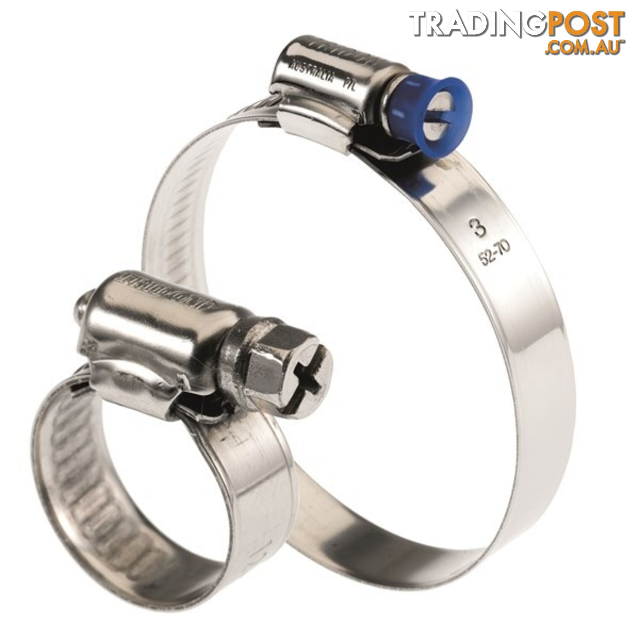 Tridon Hose Clamp 180 â 205mm Regular Solid Band Collared Full S. Steel 10pk SKU - SMPC9