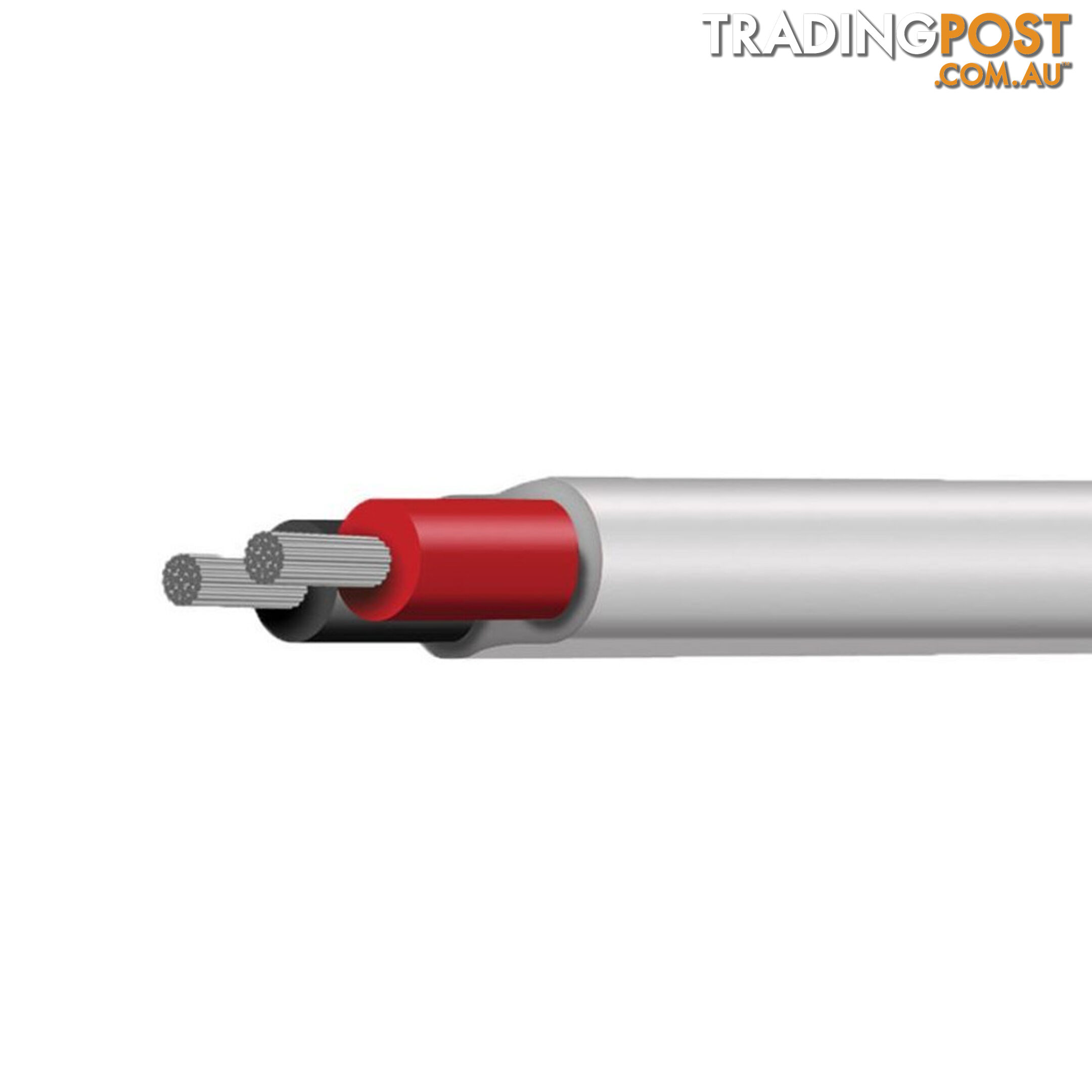 Tycab 2mm Tinned Marine Wire (0.5mm2) 7amp White Sheath SKU - MWS21602